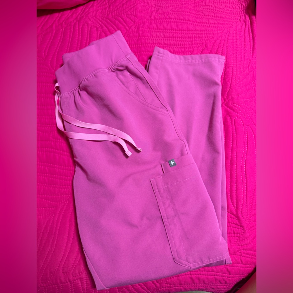 FIGS - F *ING PINK SCRUB PANTS